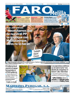 la crónica - Angeles Guardianes Melilla