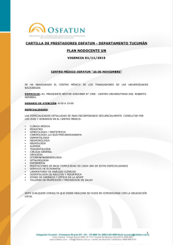 Delegaci&oacute;n Tucum&aacute;n Plan NoDocente UN