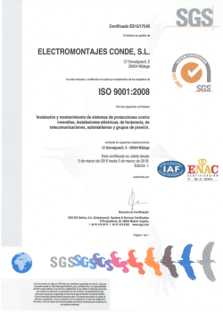 ISO 9001:2008 - Extintores Conde