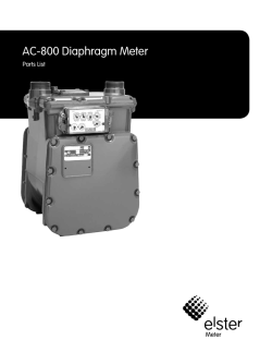 AC-800 Diaphragm Meter Parts List PDF, 0,40 MB