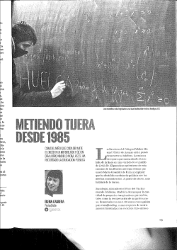 Metiendo tijera desde 1985. - STEA-i