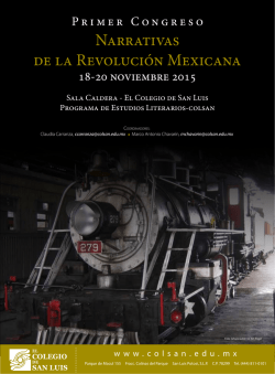 Narrativas de la Revolución Mexicana