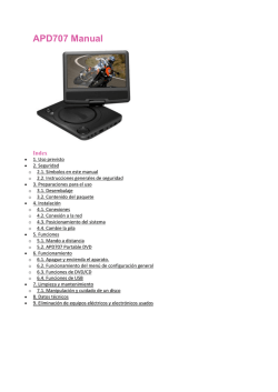 APD707 Manual