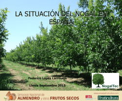 PDF presentación - Simposio nacional de Almendro y otros Frutos