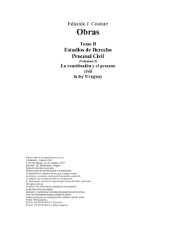 Tomo IV Estudios de Derecho Procesal Civil