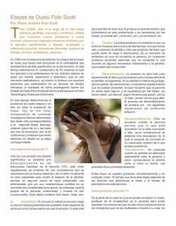 Etapas de Duelo Polo Scott - Dr. Marco Antonio Polo Scott