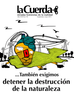 detener la destrucción de la naturaleza