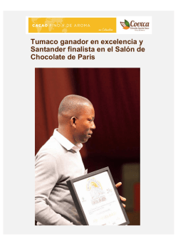 Tumaco ganador en excelencia y Santander finalista en el Salón de