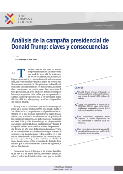 Análisis de la campaña de Donald Trump