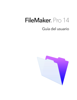Guía del usuario FileMaker Pro 14