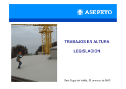 Legislación y normativa sobre los trabajos en altura