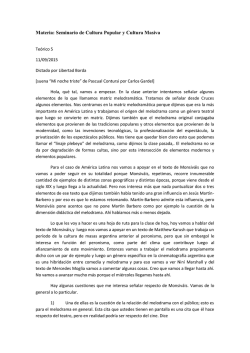 Teórico 5 2do 2015 - Seminario de Cultura Popular y Cultura