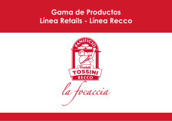 Gama de Productos Línea Retails - Línea Recco