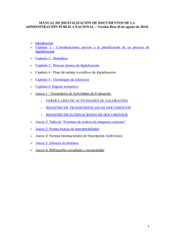 MANUAL DE DIGITALIZACIÓN DE DOCUMENTOS DE LA