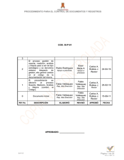 si-p-01. procedimiento para el control de documentos y registros