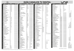 GUIA CANALES TV DIGITAL 2015 Web