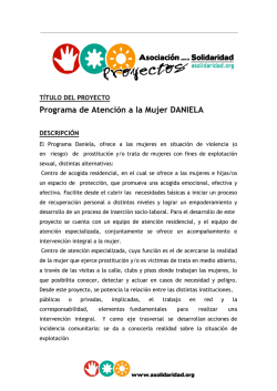 Ficha resumen del proyecto en Las Palmas