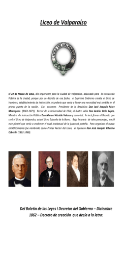 Decreto de creación - Liceo Eduardo de la Barra