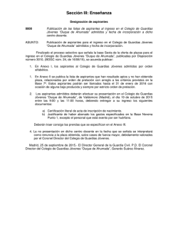 Sección III: Enseñanza