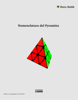 Nomenclatura del Pyraminx