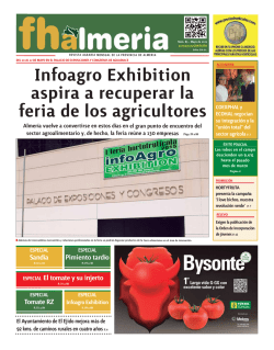 Infoagro Exhibition aspira a recuperar la feria de los agricultores