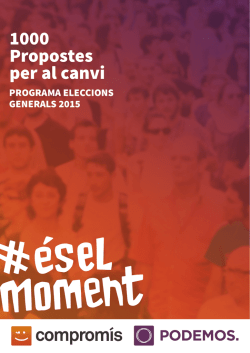 1000 Propostes per al canvi