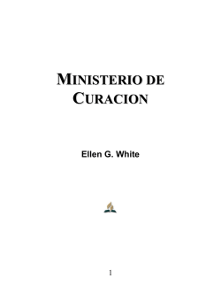 MINISTERIO DE CURACION - Le site de Richard Lemay