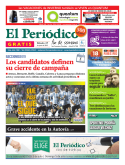 Grave accidente en la Autovía• p.15