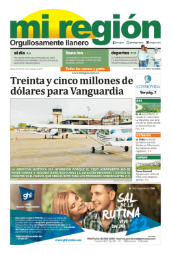 Treinta y cinco millones de dólares para Vanguardia