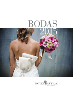 Dossier Bodas - Hoteles Attica21