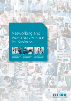 Networking and Video Surveillance for Business - D-Link