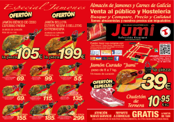 ofertón - Jamones Jumi