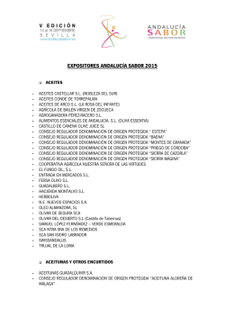 empresas expositoras 2015