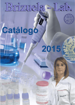 Catálogo - Laboratorios W. Brizuela