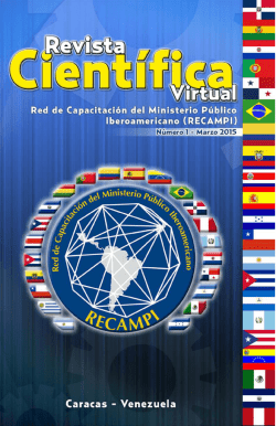 Revista Científica Virtual - Escuela Nacional de Fiscales