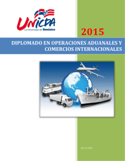 Operaciones Aduanales y Comercio Internacional