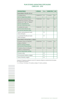 Agenda 2015-16.indd - Universidad Eclesiástica San Dámaso