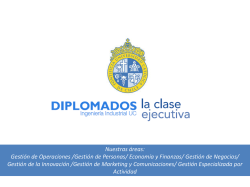 Diplomados Online Clase Ejecutiva PUC