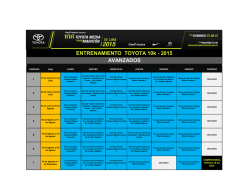 ENTRENAMIENTO TOYOTA 10k