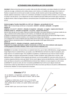 ACTIVIDADES PARA DESARROLLAR CON GEOGEBRA