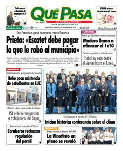 Prieto: «Escotet debe pagar lo que le robó al municipio»