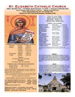 Bishop Grahmann Center office - St Elizabeth Catholic Church