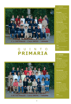 PRIMARIA - Colegio Lourdes