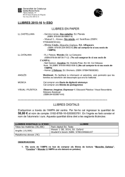 Llibres de text - Institut Rovira