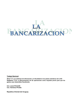 Trabajo Nacional Cra. Laura Perinetti Cra. Verónica