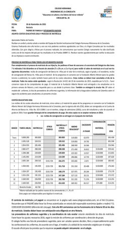 El contrato de matrícula y el pagaré se encuentran en la página web