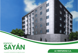 PDF SAYAN OCTUBRE - Inmobiliaria La Venturosa