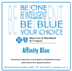 Beneficios para Clientes - Blue Cross & Blue Shield