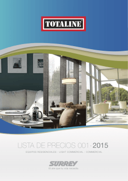 LISTA DE PRECIOS 001-2015