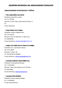 Registro Asociaciones - Ayuntamiento de Castilleja de la Cuesta